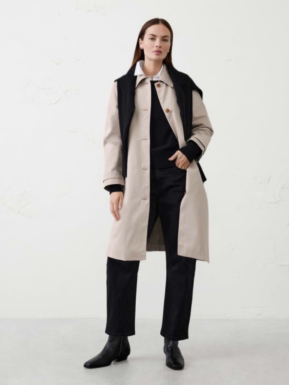 Banana Republic Twill Mac Coat